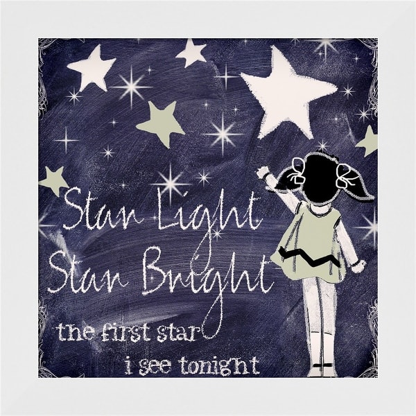 slide 2 of 3, Mindy Sommers 'Chalkboard Nursery Rhymes III' Framed Art