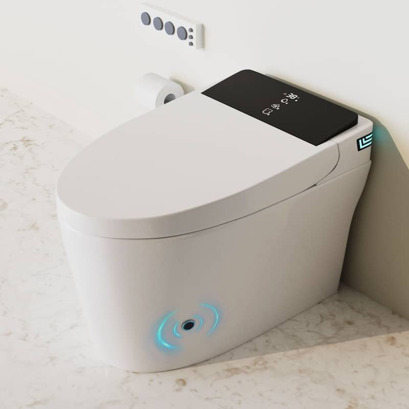 Smart Ceramic Toilet: Heated Seat , Hot Air Drying And Multiple Wash Modes for Ultimate Comfort