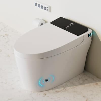 Smart Ceramic Toilet: Heated Seat , Hot Air Drying And Multiple Wash Modes for Ultimate Comfort
