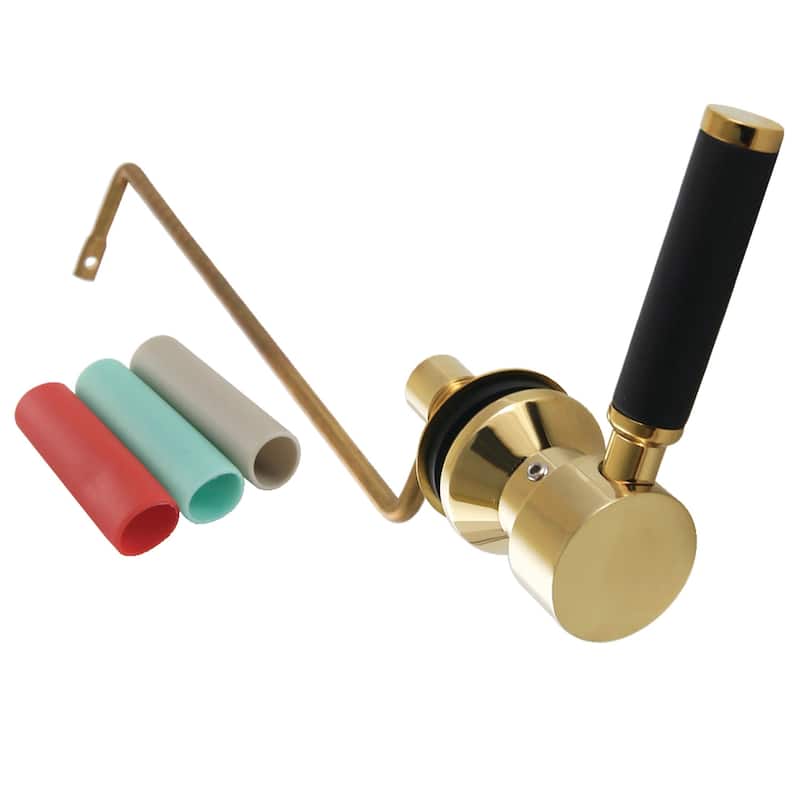 Kaiser Side Mount Toilet Tank Lever - Polished Brass
