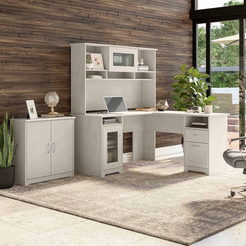 Bush Furniture Cabot Small Storage Cabinet with Doors