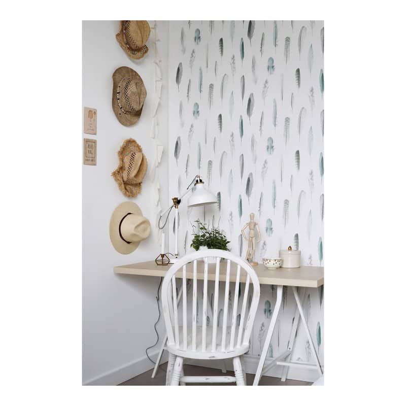 ESTA Home Nala Multicolor Feathers Wallpaper - 20.5 x 396 x 0.025