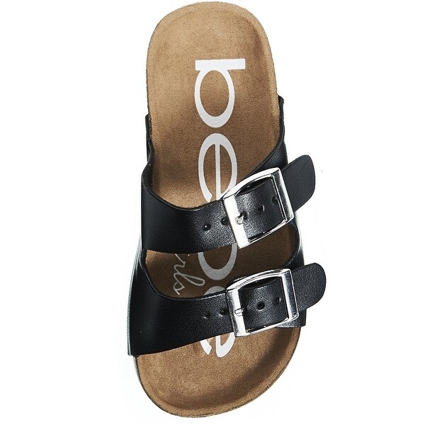 sandals with 2 buckle straps