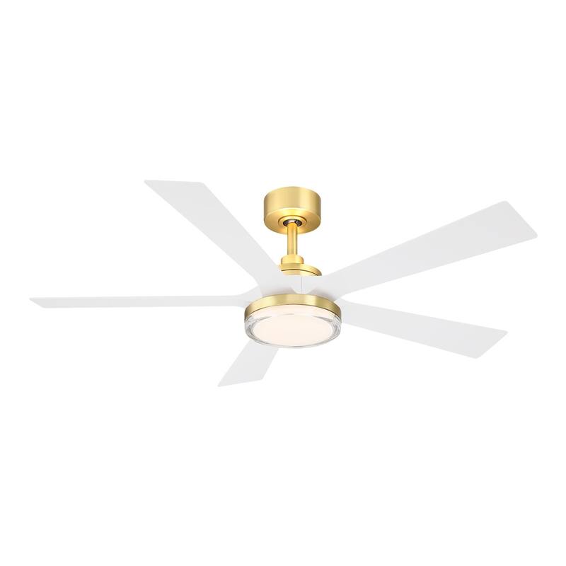 TorchAire 52 inch Indoor/Outdoor Ceiling Fan with LED CCT Select Light Kit