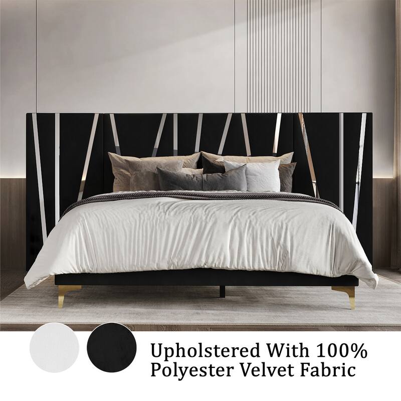 CraftPorch Contemporary Luxury Wall Panel Bed