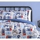 preview thumbnail 3 of 4, ALEX + BELLA Gamer Blue Grey Ultra Soft Microfiber Comforter Set