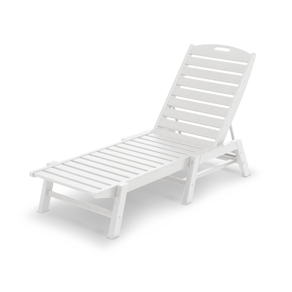 Polywood stackable chaise lounge sale