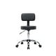 preview thumbnail 25 of 54, Adjustable Rolling Work Stool with Faux Leather Seat and Foldable Footrest, Versatile Stool for Home Office, Vanity,