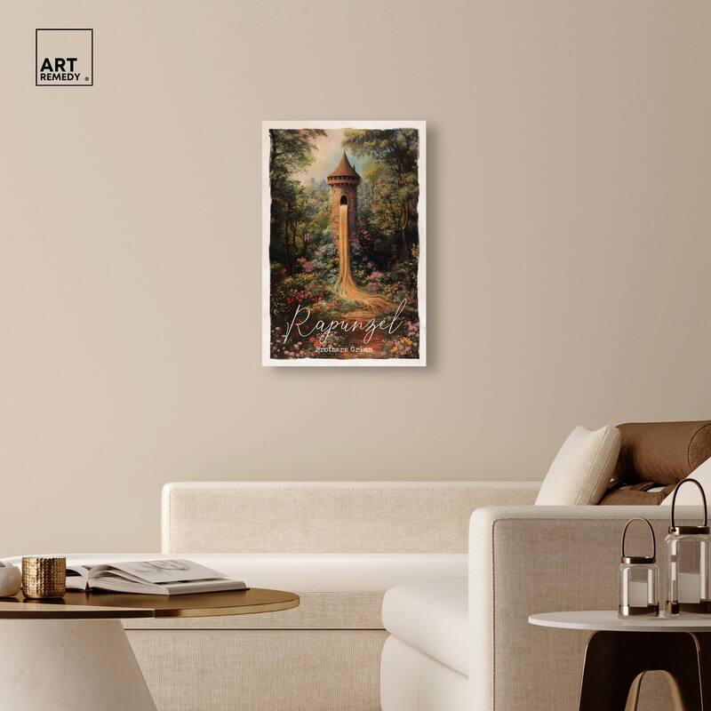 Rapunzel Classic Canvas by Art Remedy, Gallery Wrapped