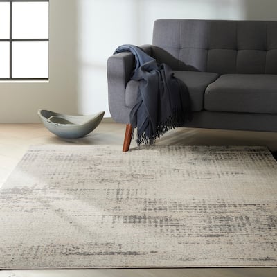 Calvin Klein Rush Abstract Modern Neutral Area Rug