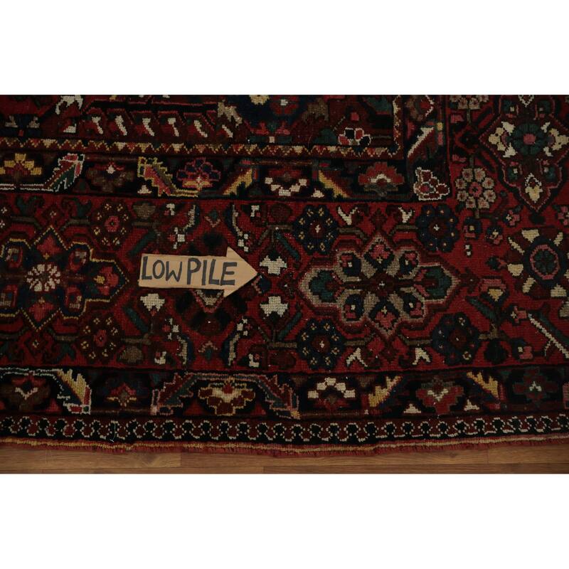 Hand Knotted Oriental 100% Wool Carpet Traditional Floral Red Bakhtiari Area Rug - 14' 5'' X 11' 5''