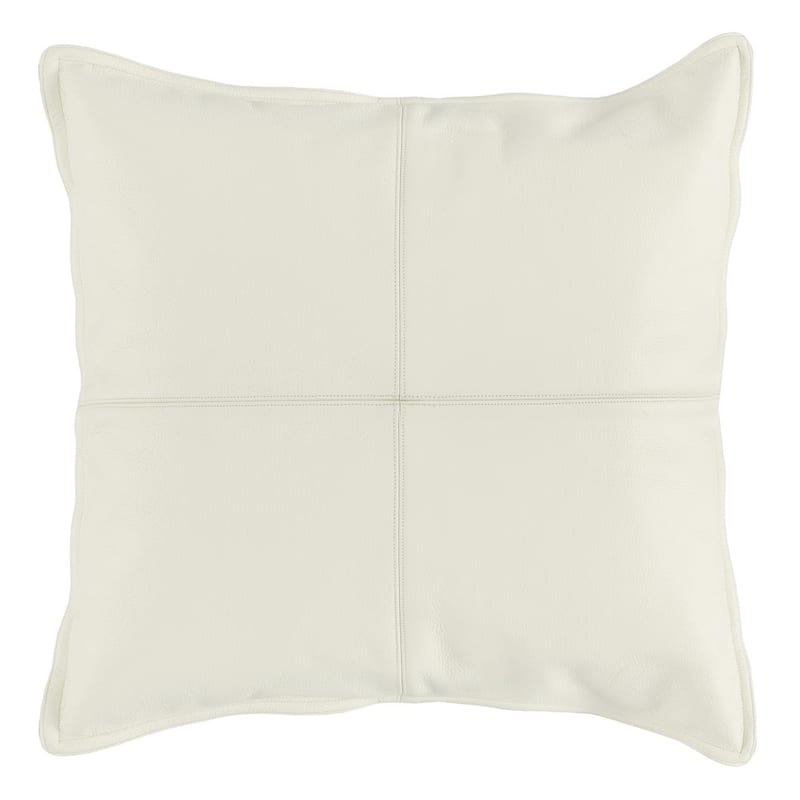 Strick & Bolton Lindi Leather 22-inch Throw Pillow