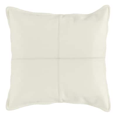 Strick & Bolton Lindi Leather 22-inch Throw Pillow