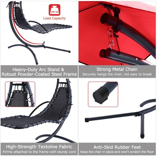 Finether hanging chaise lounge chair store
