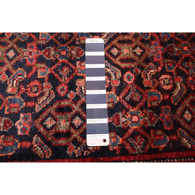 ECARPETGALLERY Hand-knotted Andelz Dark Navy Wool Rug - 3'6 x 9'6