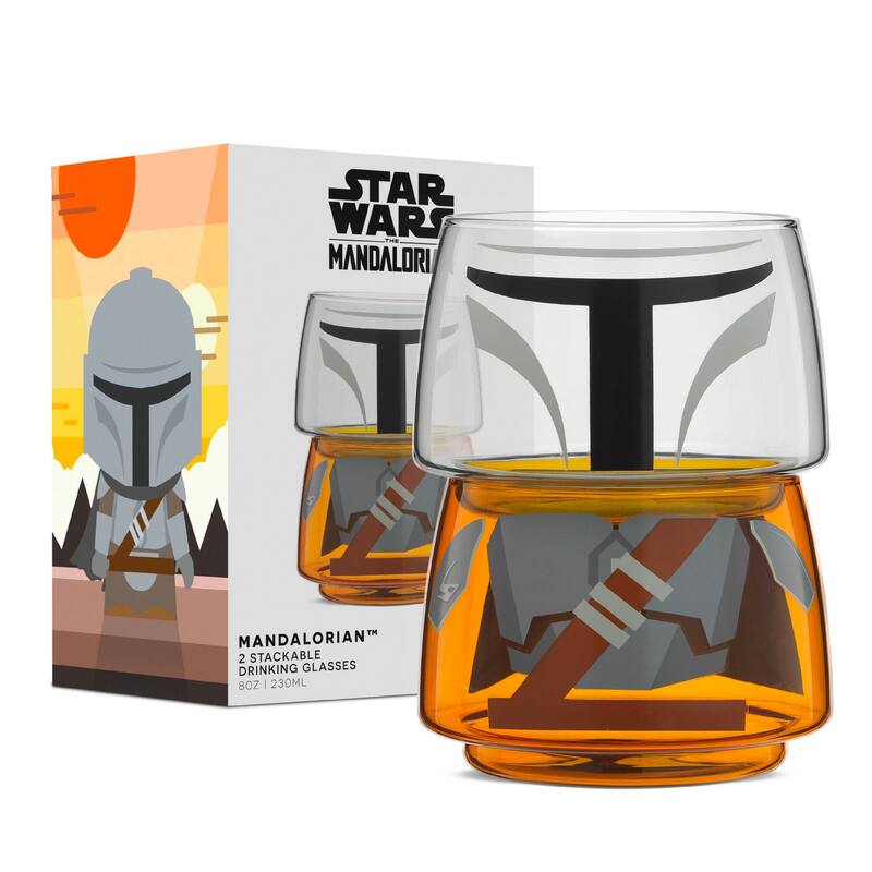 Star Wars™ Stackable Character Collection Mandalorian Stackable Glasses - 8 oz - 8 oz
