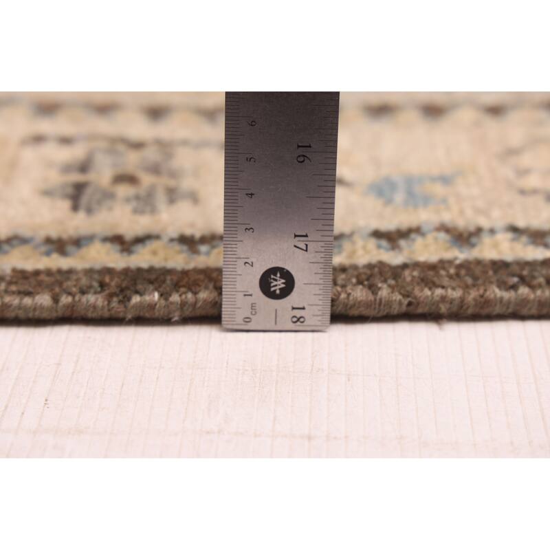 ECARPETGALLERY Hand-knotted Jamshidpour Dark Brown Wool Rug - 8'1 x 10'3