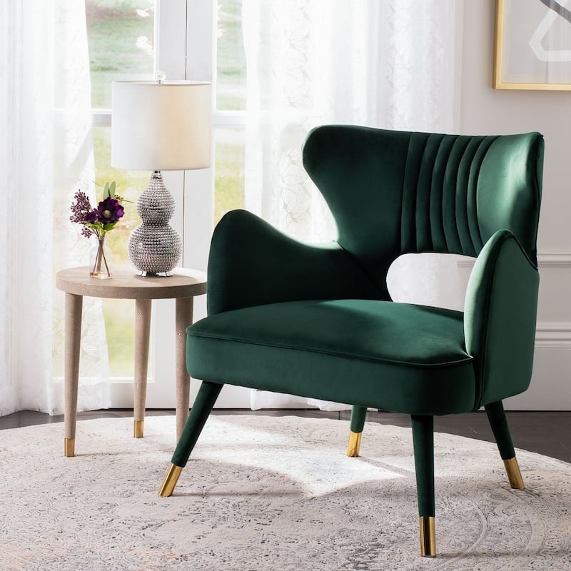 SAFAVIEH Blair Wingback Accent Chair - 29.5" x 30.3" x 32.3"
