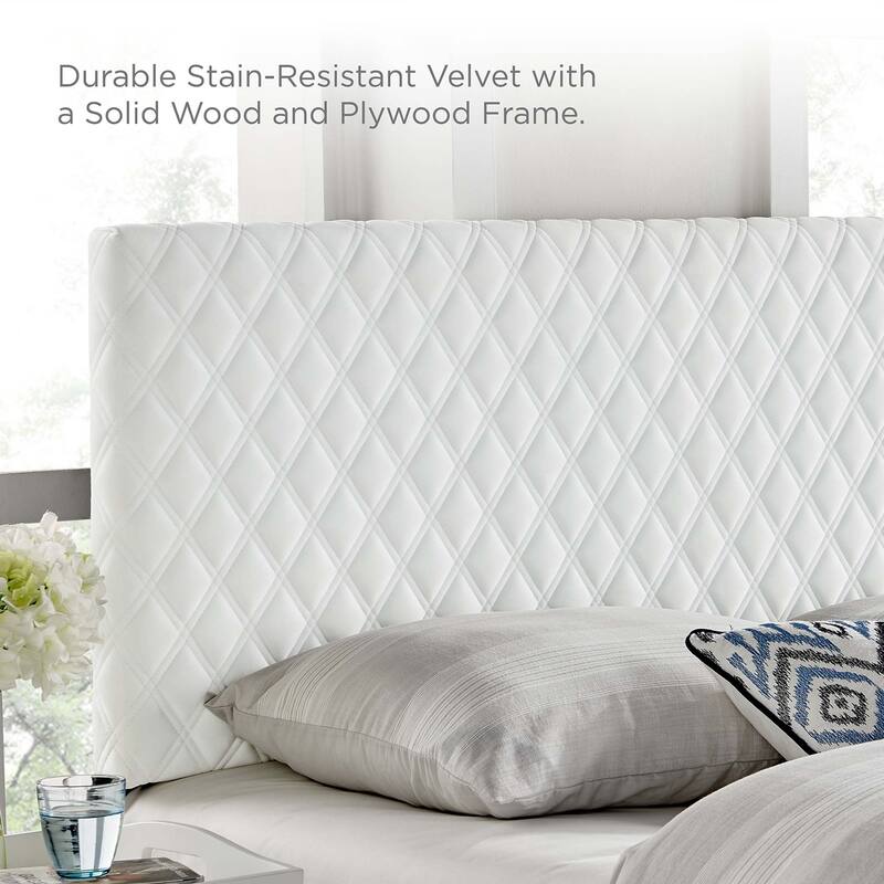 Garcelle Performance Velvet King Platform Bed