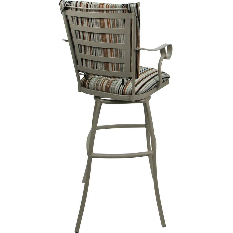 Set of 3 Outdoor Indoor Bar Stool Counter Extra Tall - Jenna PB Arms