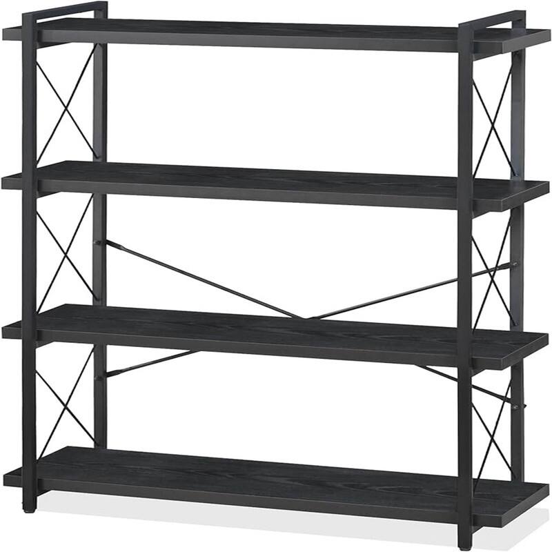 Bookshelf - 12"D x 35"W x 51"H - Black
