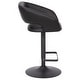preview thumbnail 178 of 178, Vinyl Adjustable Height Barstool with Rounded Mid-Back
