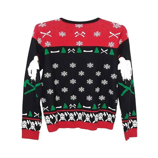 Shop Friday The 13th Jason Voorhees Holiday Knit Sweater Multi