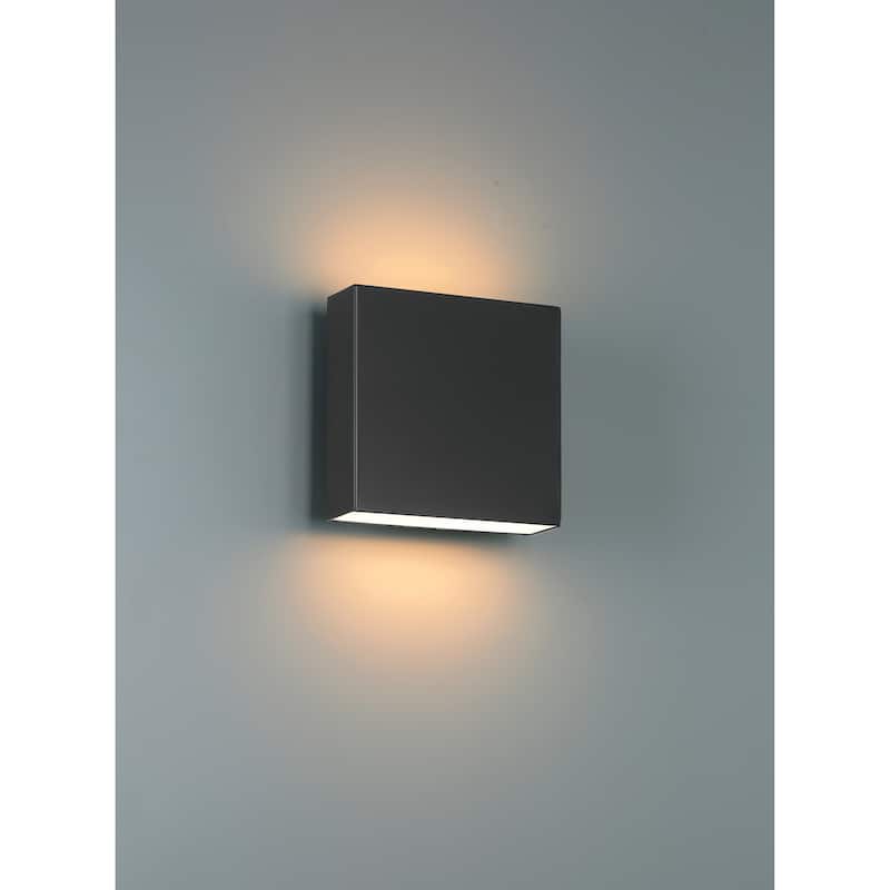 Access Lighting Strand Bi-Directional Outdoor LED Wall Sconce - Black Finish