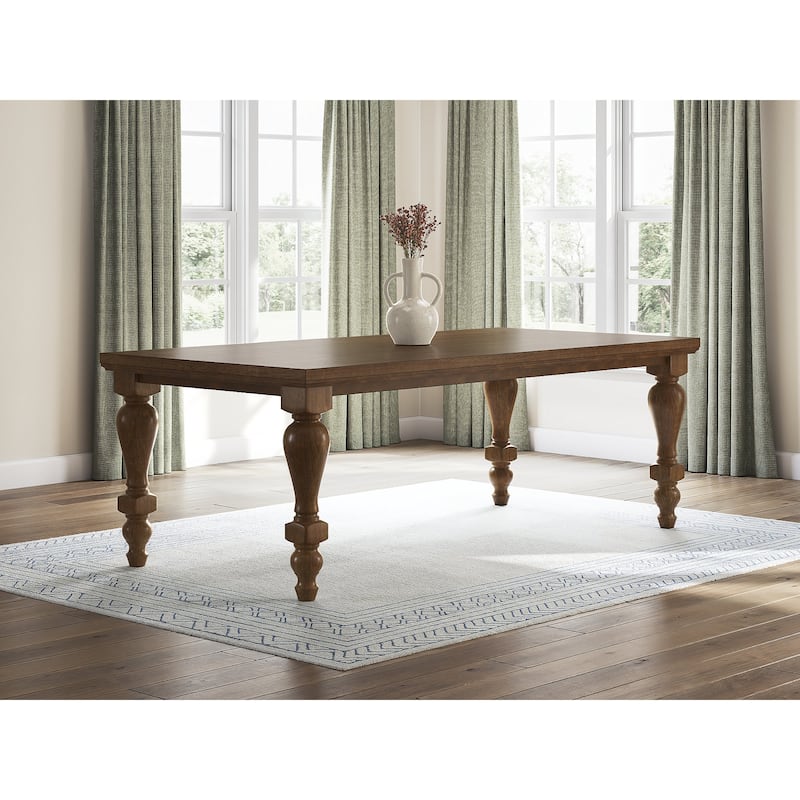 Signature Design by Ashley Chadworth Brown Dining Table - 86"W x 42"D x 30"H