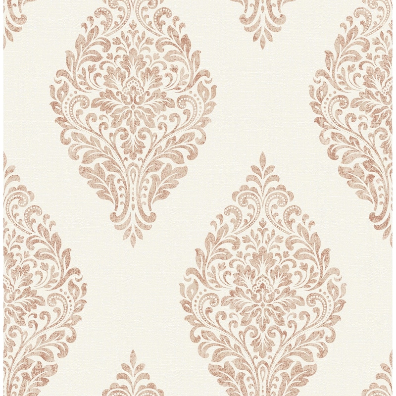 Gillian Copper Medallion Wallpaper