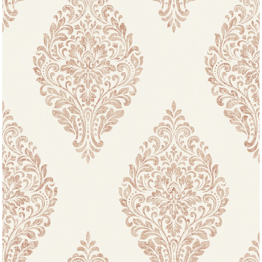 Gillian Copper Medallion Wallpaper