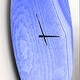 preview thumbnail 3 of 8, Designart 'Dark Blue Agate Structure' Oversized Modern Wall CLock