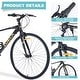preview thumbnail 4 of 19, Shimano 7 Speed Hybrid Bike Aluminum Alloy Frame C-Brake 700C Road Bike For men women's City Bicycle