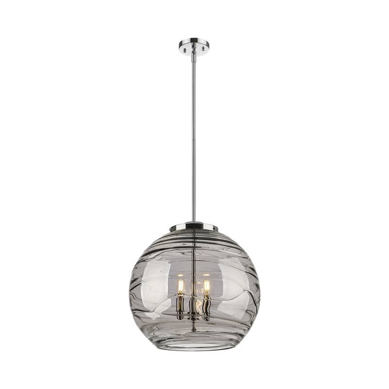 Innovations Lighting 221-3S-20-18 Athens Pendant Athens Deco Swirl 3