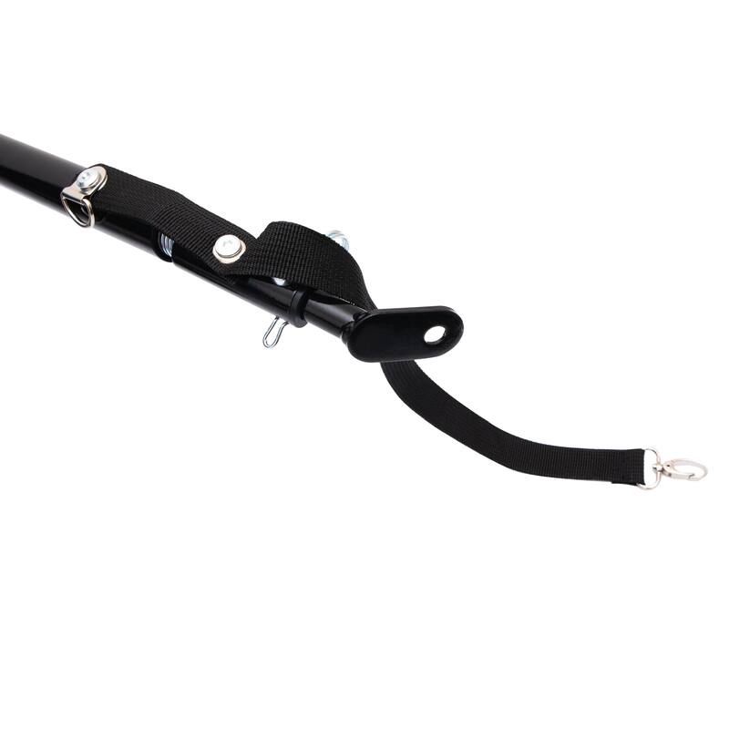 2-in-1 Bike Trailer & Push Cart for Pets, Detachable Bike Hitch & Push Handle Included, Non-Slip Floor, Holds Pets Up to 88 lbs