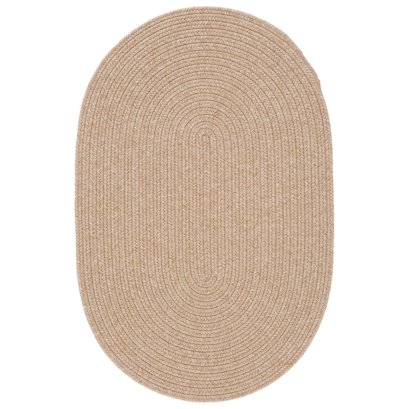SAFAVIEH Handmade Braided Helky Reversible Rug - Gold - 4' x 6' Oval