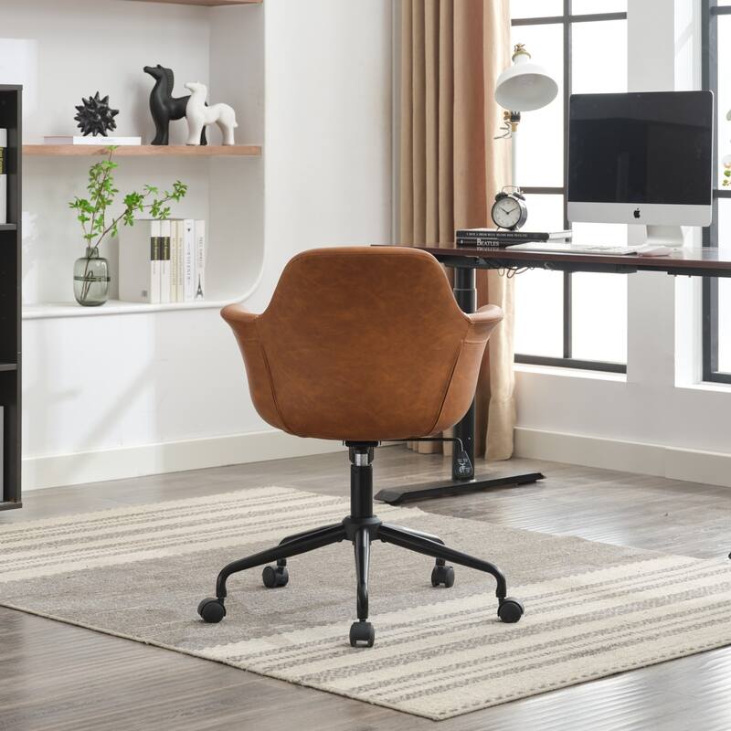 Rolling Swivel Ergonomic Office Chair with Adjustable Height