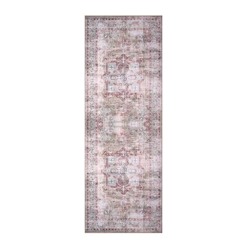 Delara Machine Washable Area Rug, Soft & Durable, Non-Slip Backing, Eco- Friendly GRS certified.