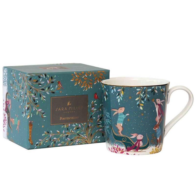 Portmeirion Sara Miller Woodland Tales Mug, Skaters