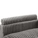 preview thumbnail 72 of 174, 41" W Plush Corduroy Chaise Lounge with Pillows