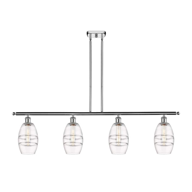 Innovations Lighting 516-4I-9-48 Vaz Linear Vaz 4 Light 48" Wide - Polished Chrome / Clear