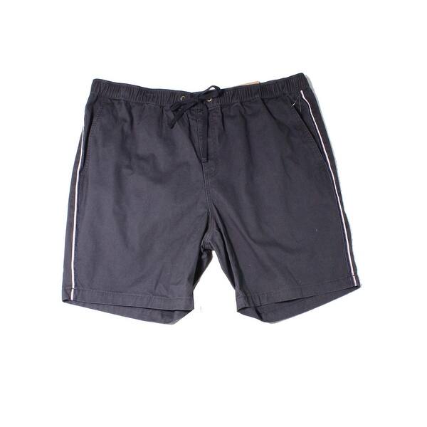 Shop Weatherproof Mens Shorts Navy Blue Size 2xl Cotton Pull On