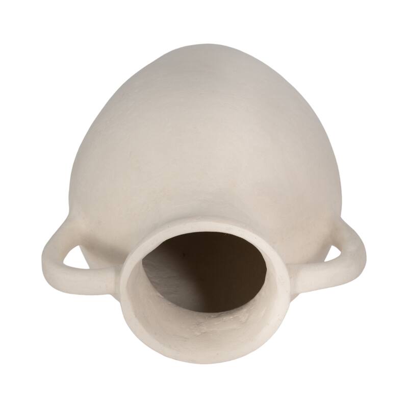 Sagebrook Home Terracotta Vase With Handles, Amphora, Solid Color