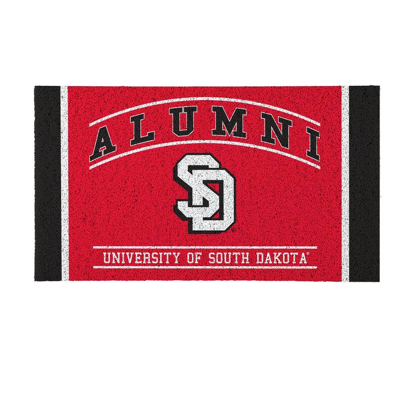 28 in. x 16 in. University of South Dakota Alumni Full Color PVC Door Mat