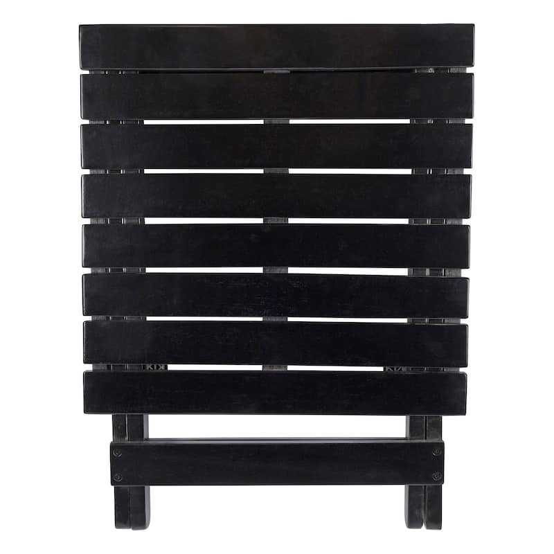 Newport Assembled Square Acacia Outdoor Folding Side Table