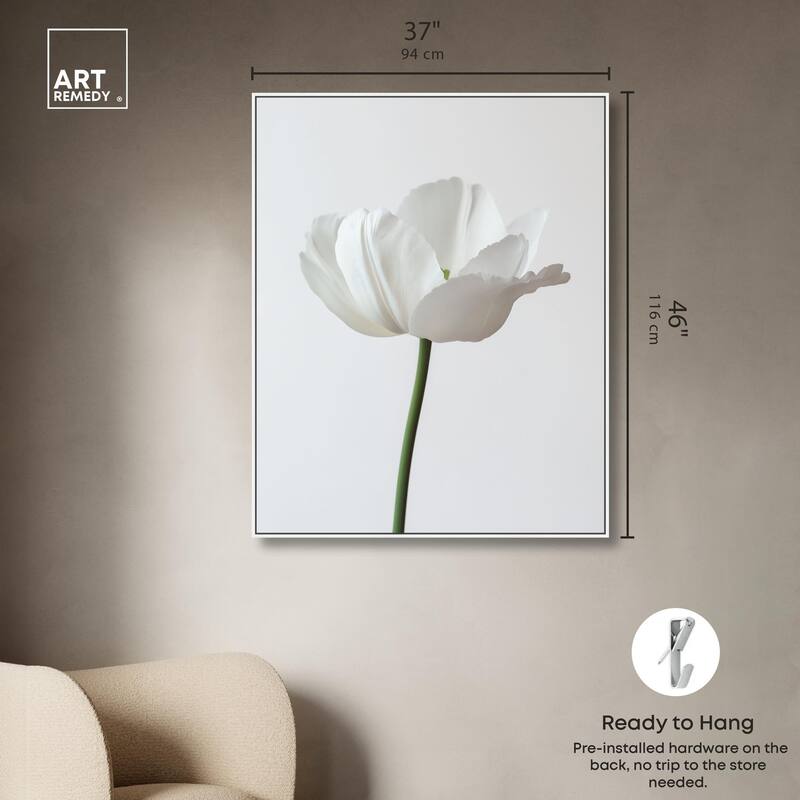 Pearl Floret Canvas by Art Remedy