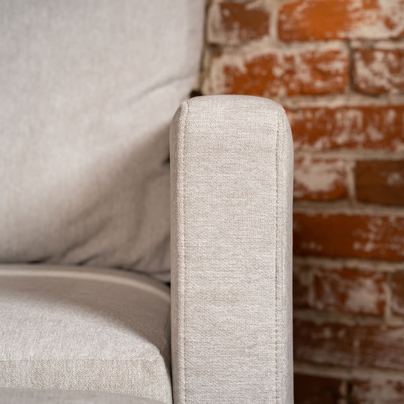 Flex Stain-Resistant Performance Fabric 4-Seat Sectional built with Blue Steel Spring™ and Storage Ottoman by Flexsteel