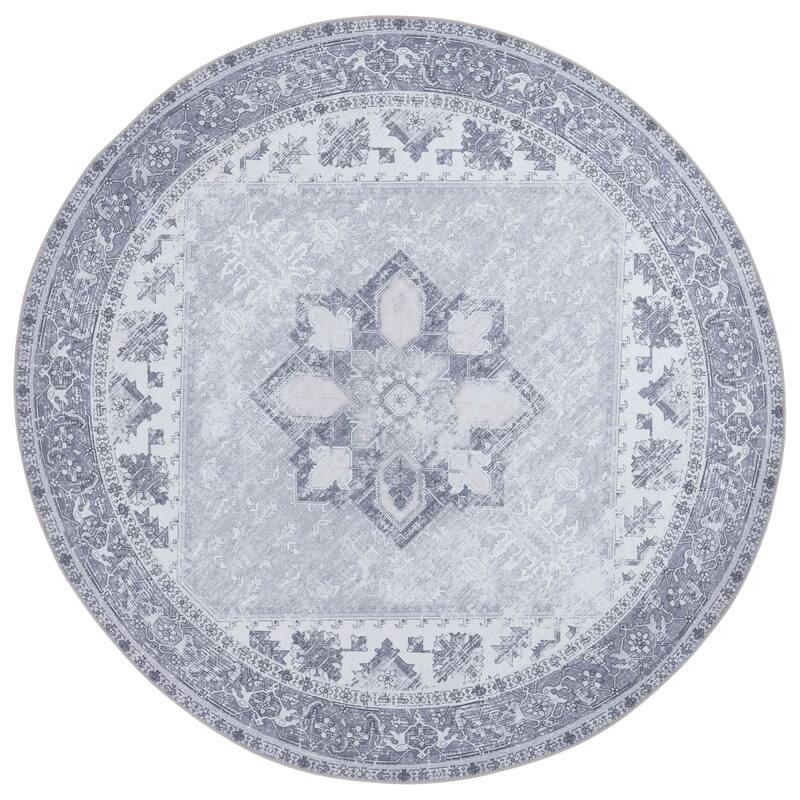 SAFAVIEH, Tucson Machine Washable Slip Resistant Therese Oriental Medallion