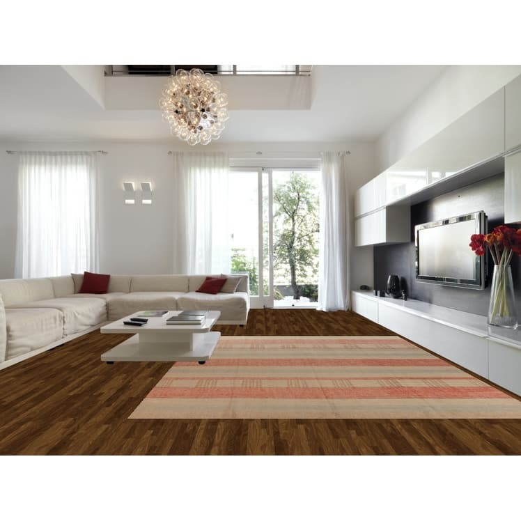 Hand Woven Oriental 100% Jute Carpet Southwestern Modern Multi-Colored Kilim Area Rug - 13' 5'' X 10' 8''