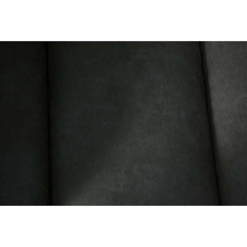 Transitional Leather-Air Reclining Loveseat